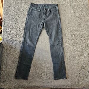 Levi Strauss 511 Mens Jeans Dark Wash Straight Fit Size 31x32